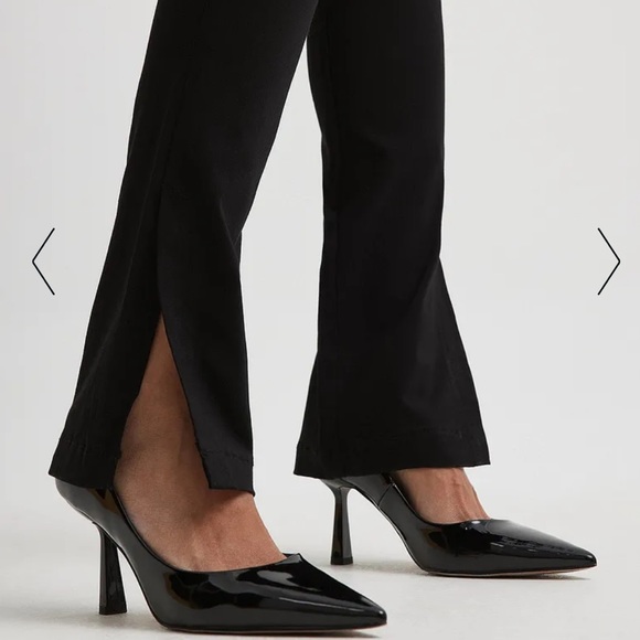 Slim-fit Super Stretch Slit Pants - Picture 2 of 3